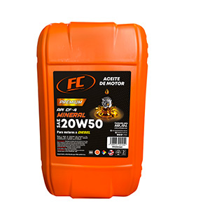 ACEITE DE MOTOR DIESEL FC 20W50 CF-4 PAILA