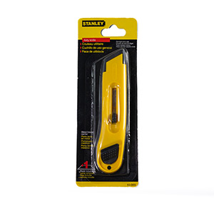 CUCHILLA EXACTO RETRACTIL STANLEY 10-065LA PLASTICA 6 PULGADA