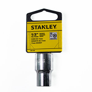 DADO CORTO ESTRIADO STANLEY 4-86-543 1/2 X 11 MM