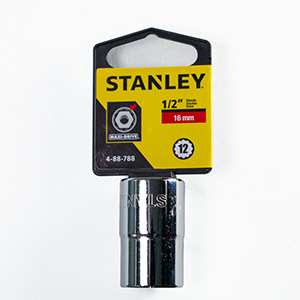 DADO CORTO ESTRIADO STANLEY 4-88-788 1/2 PULGADA X 16 MM
