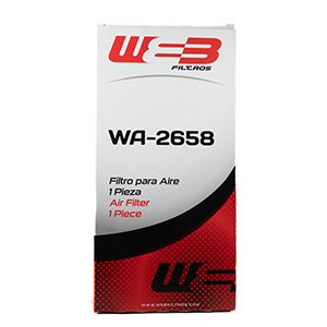 FILTRO DE AIRE WEB WA2658 REF.WIX 47080 GETZ 1.3 LTS / 1.6 LTS
