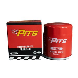 FILTRO DE ACEITE PITS 51083 CHEVROLET EPICA/ CIT BERLINGO/ C5/ FI COUPE/ MAREA/ PE 206/ 407/ 607/ VENIRAUTO CENTAURO
