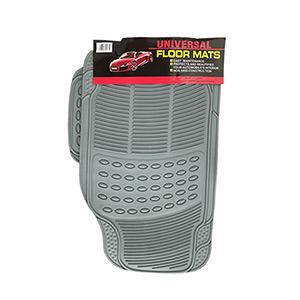 ALFOMBRA PARA CARRO DONGCAI GRIS 4 PIEZAS