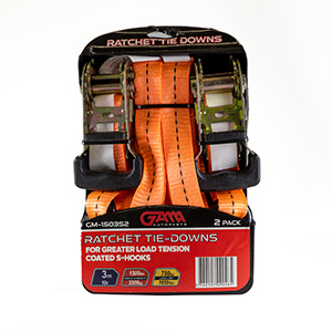 CINTA DE AMARRE GAMMA SET 2 PIEZAS 1500 KGS / 3300 LBS 29 MM X 3 MTS