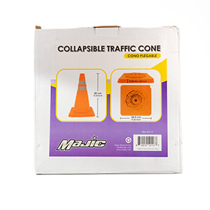 CONO DE SEGURIDAD MAJIC PLEGABLE 40 CM " 2113
