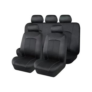 FORRO DE ASIENTOS MAJIC 628 SEMI CUERO NEGRO 13 PIEZAS