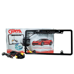 PORTA PLACA GAMMA CON CAMARA DE RETROCESO