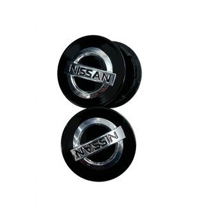 TAPA CENTRO DE RIN NISSAN GRANDE GRIS/NEGRO (4PZA) 15C1NS1-N